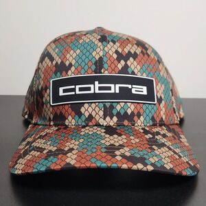 Cobra Golf Hat Cap Snakeskin Camo Snapback Adjustable Flexfit 110 Tour Tech NEW